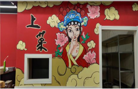 江陵墙体彩绘的发展和应用