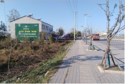 江陵书山南院墙体广告