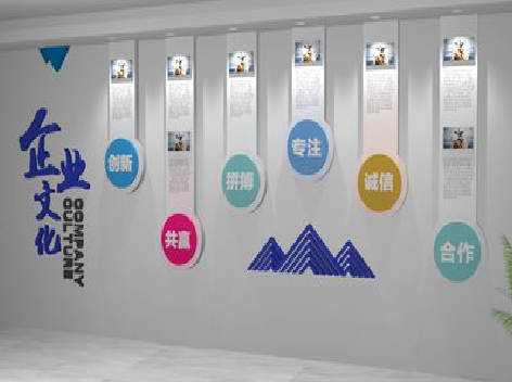 江陵企业文化墙需要传递什么办公文化？