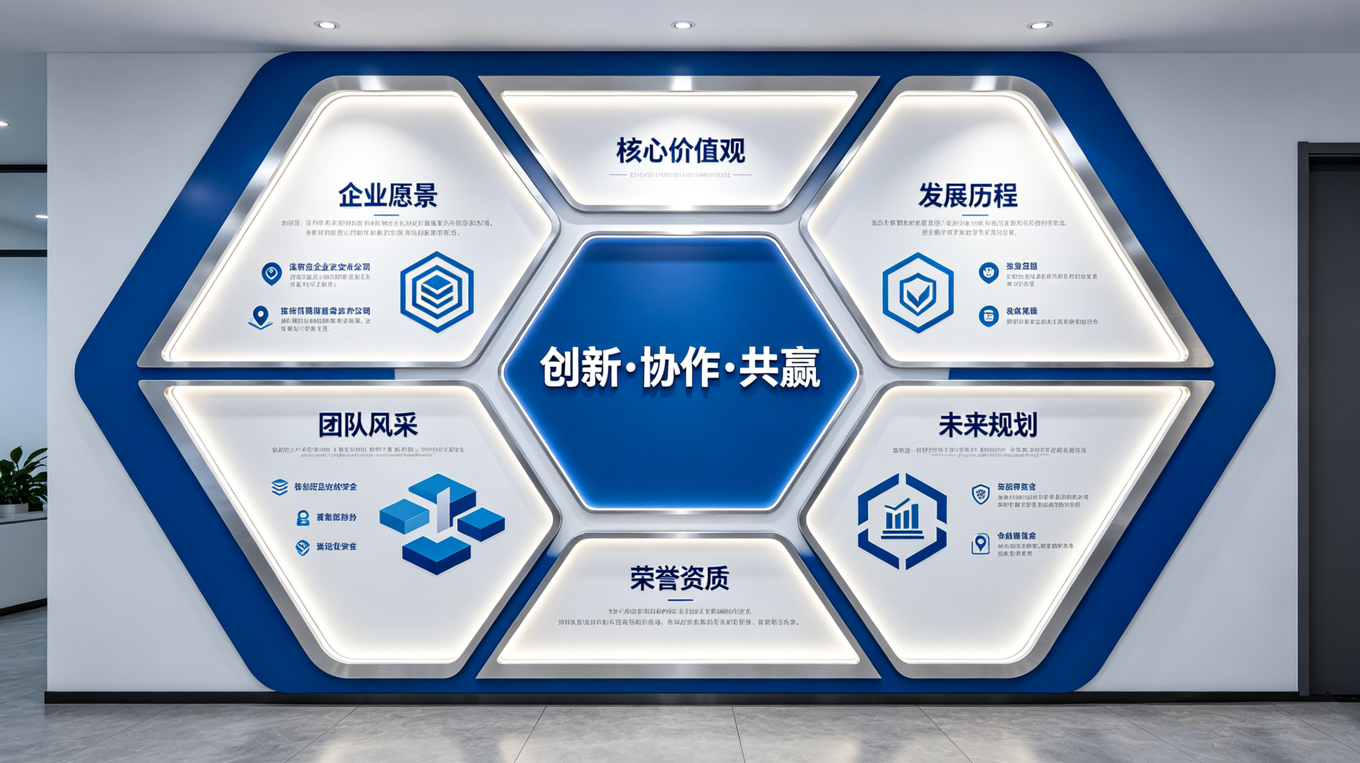 江陵企业文化墙六边形避坑指南（新手常犯5个错误）
